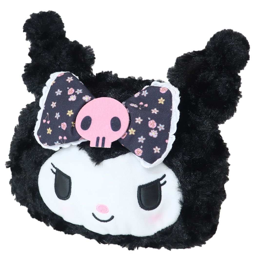 ◆新品　クロミ　kuromi　フェイスポーチ　フラワードレス　サンリオ　sanrio_画像1