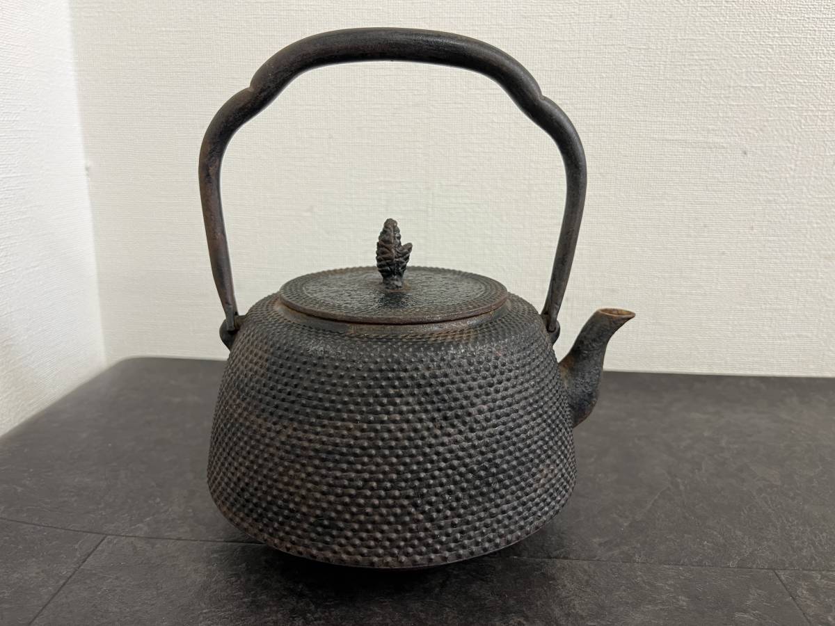 CT1912　鉄瓶　茶道具　南部鉄器　岩鋳　在銘_画像10