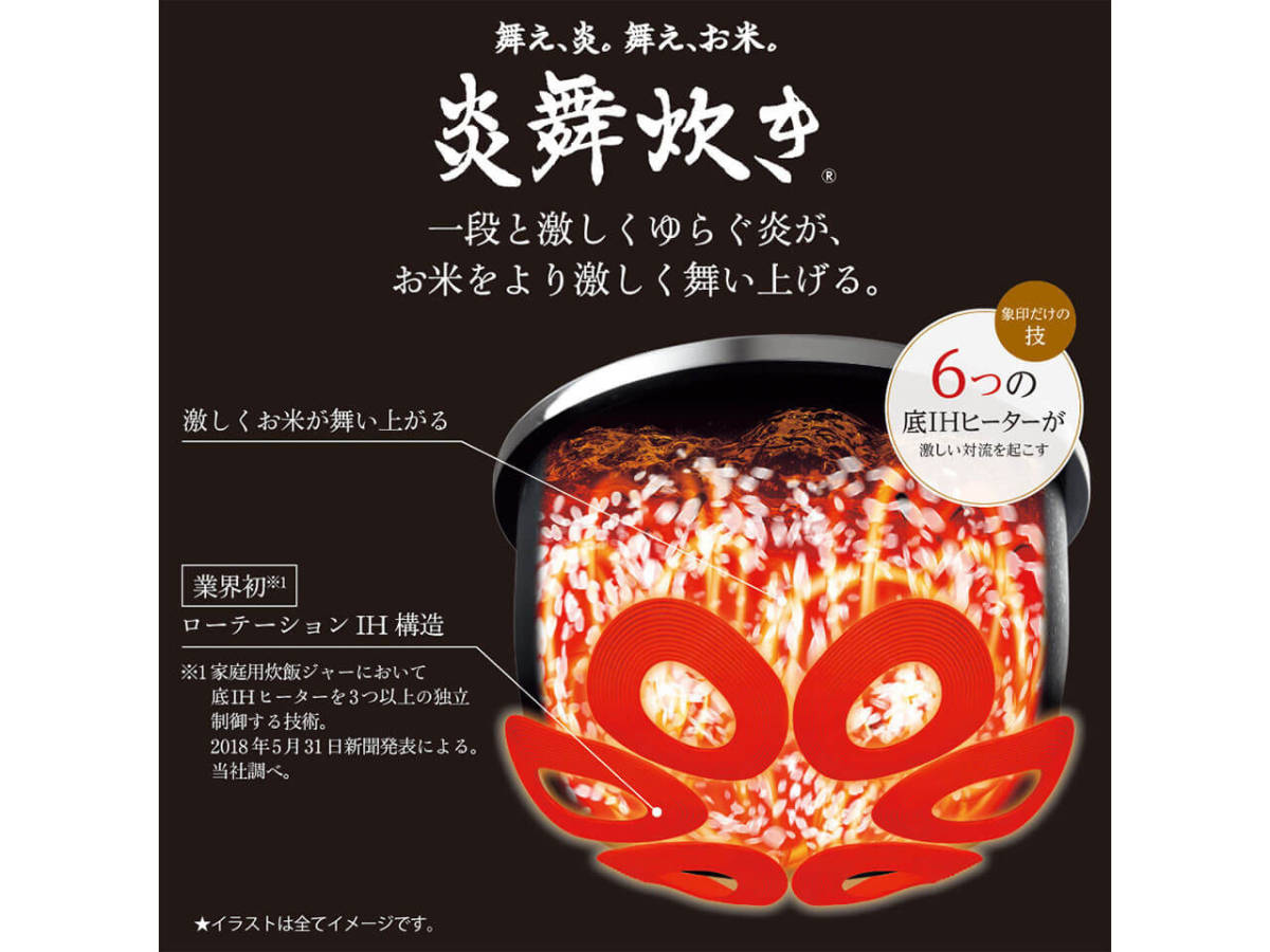 ☆新品未開封 象印 ZOJIRUSHI 圧力IH炊飯ジャー 炎舞炊き NW-LB18-WZ