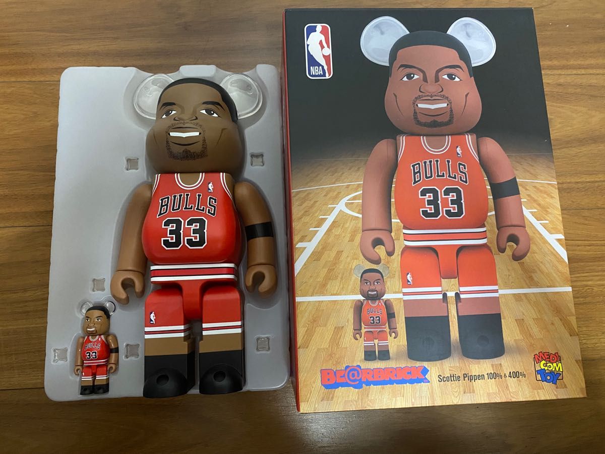 BE@RBRICK Scottie Pippen 100％ & 400％正規品 ベアブリック BE@RBRICK