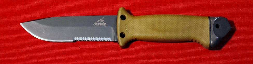 ハンティングナイフ、狩猟刀 GERBER No.22-01463 LMF II IN FANTRY Drop Point Serrated