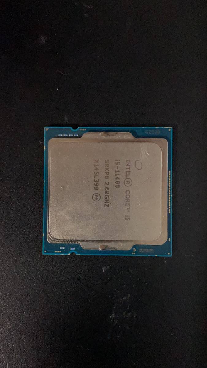 最安値に挑戦】 Intel I5 11400 LGA 1200 中古分解品 BIOS起動確認