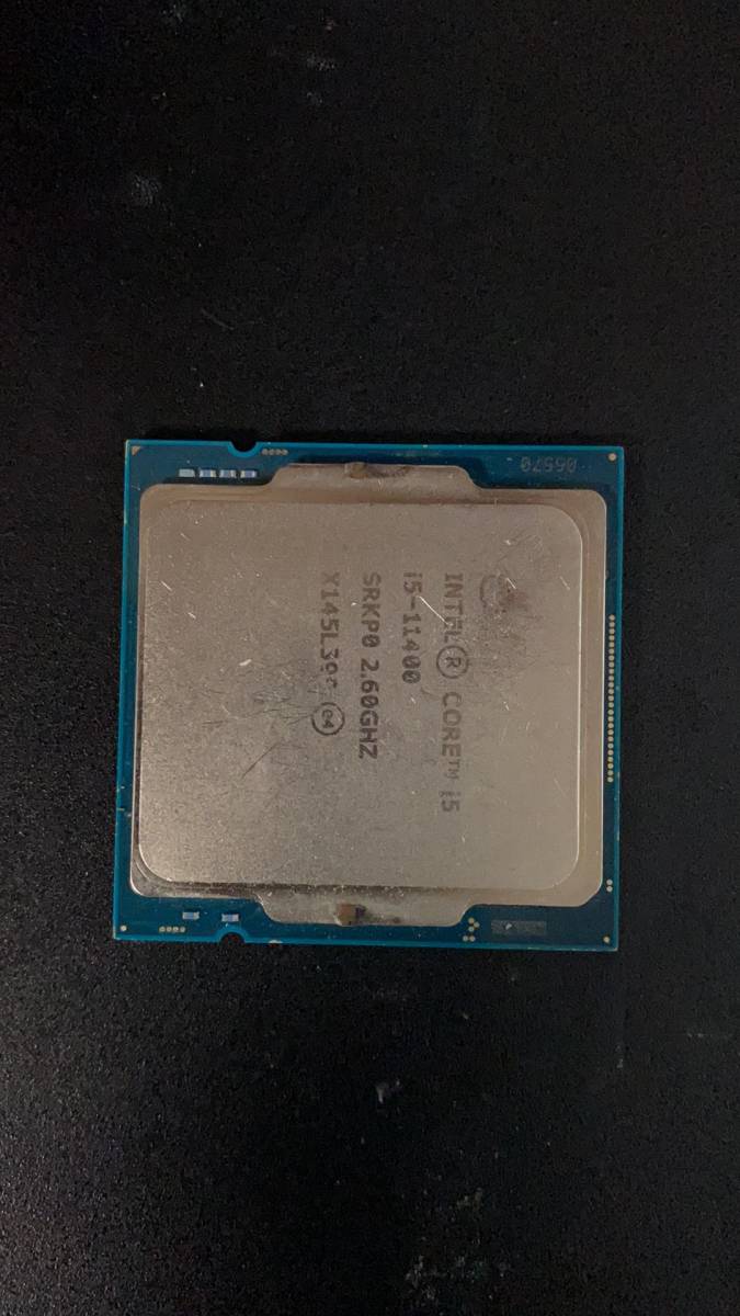 Intel I5 11400 LGA 1200 分解品 BIOS起動確認 社内管理番号A66
