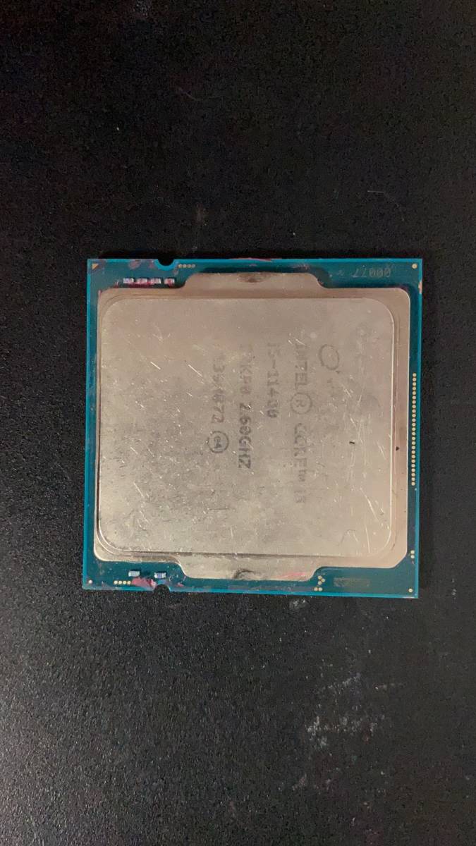 Intel I5 11400 LGA 1200 中古分解品 BIOS起動確認 社内管理番号B9