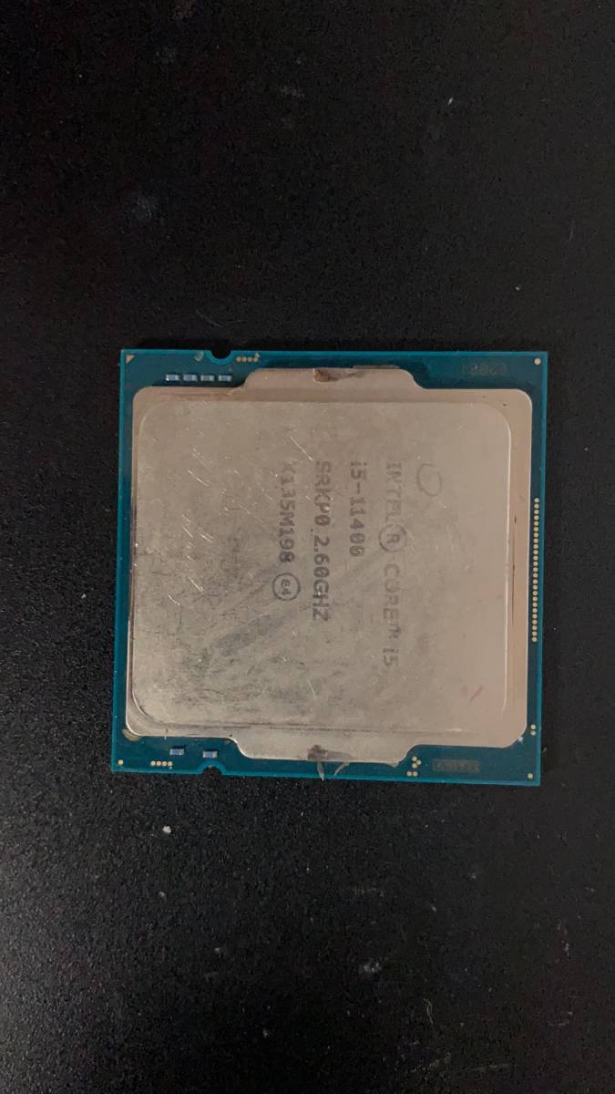 Intel I5 11400 LGA 1200 中古分解品 BIOS起動確認 社内管理番号B17