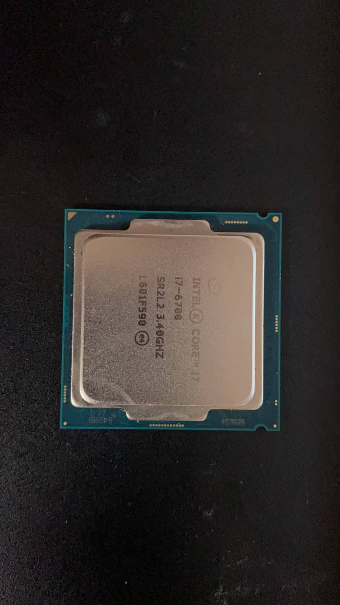 Intel I7-6700 LGA 1151 中古分解品 BIOS起動確認 社内管理番号B63