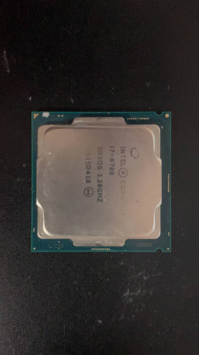SALE】 LGA I7-8700 Intel 1151 社内管理番号C60 BIOS起動確認 中古