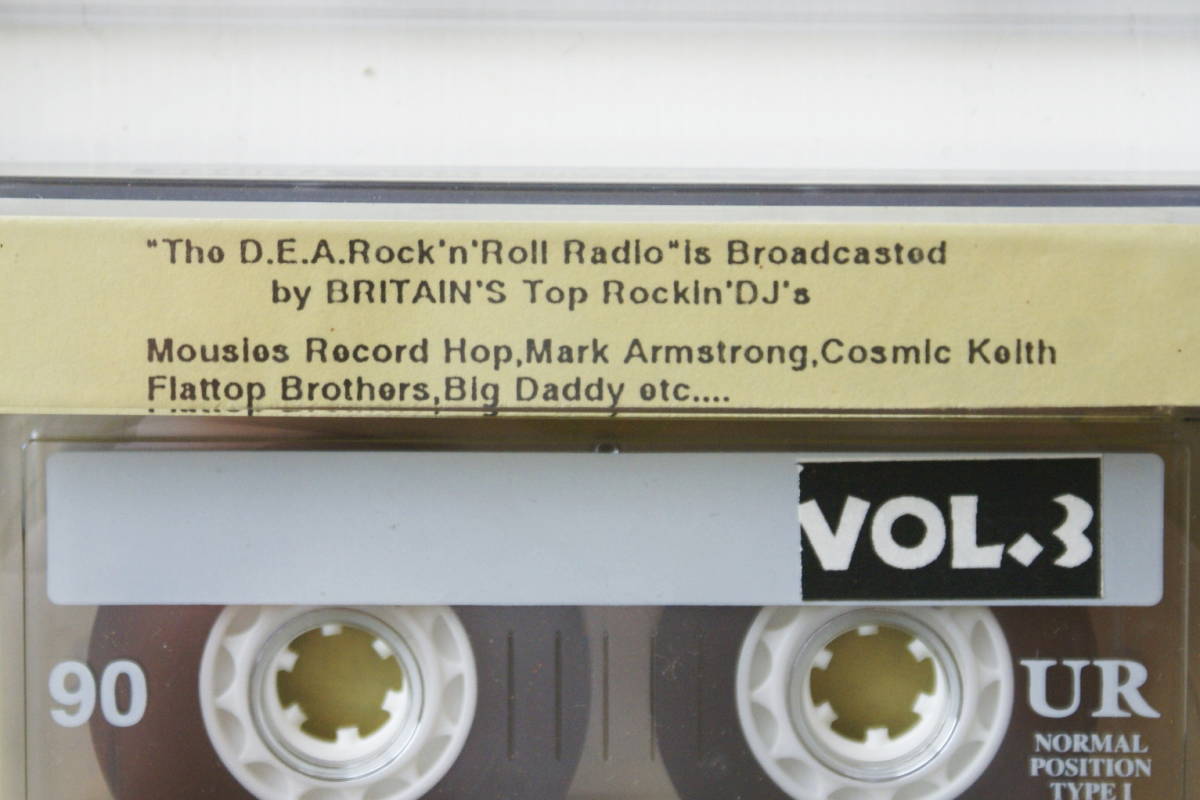 THE D.E.A. RADIO Vol.3 ラジオ・ショーのカセットテープ 英国Top DJs at HEMSBY ROCK 'N' ROLL WEEKENDERS @Rockabilly ロカビリー 1950's_画像2