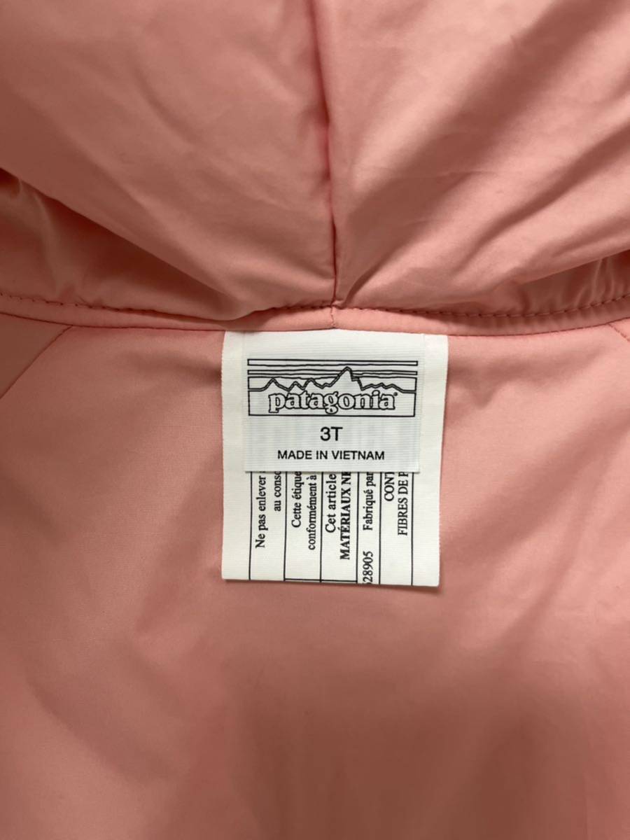 子供服】パタゴニア ダウン ピンク リバーシブル patagonia サイズ3T