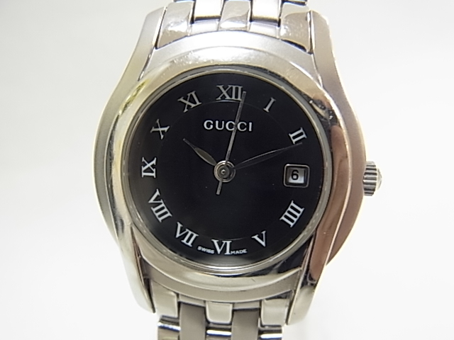 2022人気の グッチ GUCCI レディースウォッチ 5500L 【中古】 【腕時計