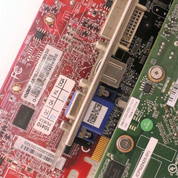 001Z 動作未確認 ジャンク PCI-Express AGP PCI グラフィックカード ビデオカード 11枚 セット HD4350 FX5600 QUADRO 600 H465 R9250 9550_画像10