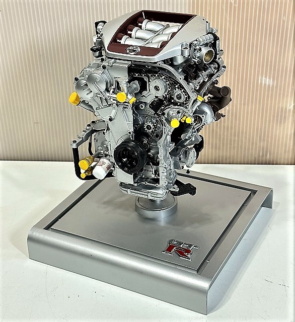 部品取り/ジャンク品 自動車エンジン模型 R35 日産GT-R VR38DETT