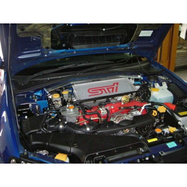 CUSCOオーバルシャフトタワーバー BCS付 F用 GDBインプレッサWRX STI EJ20ターボ 2000/8～2007/6_画像2