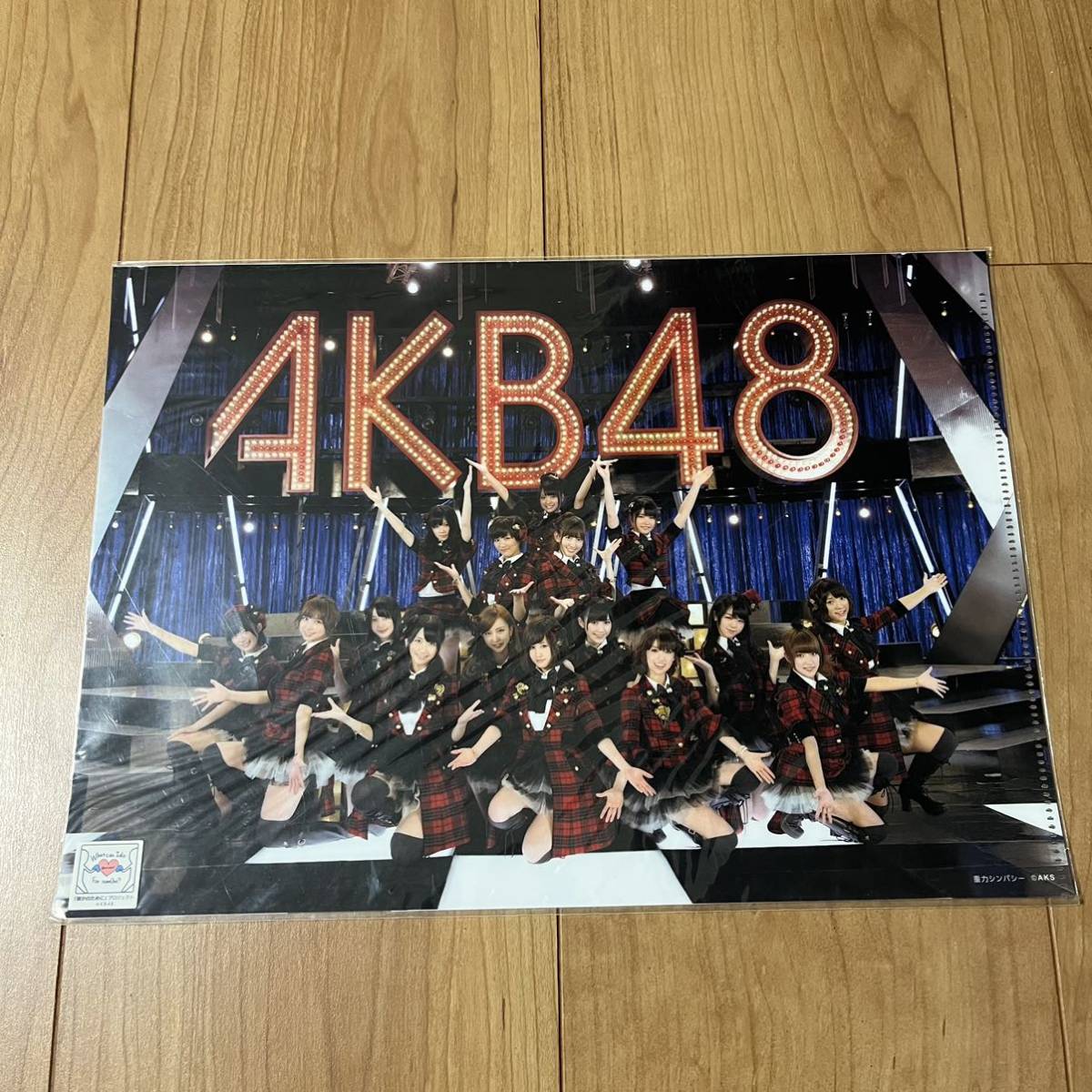 AKB48 チームサプライズ 重力シンパシー クリアファイル 前田、篠田、渡辺_画像1