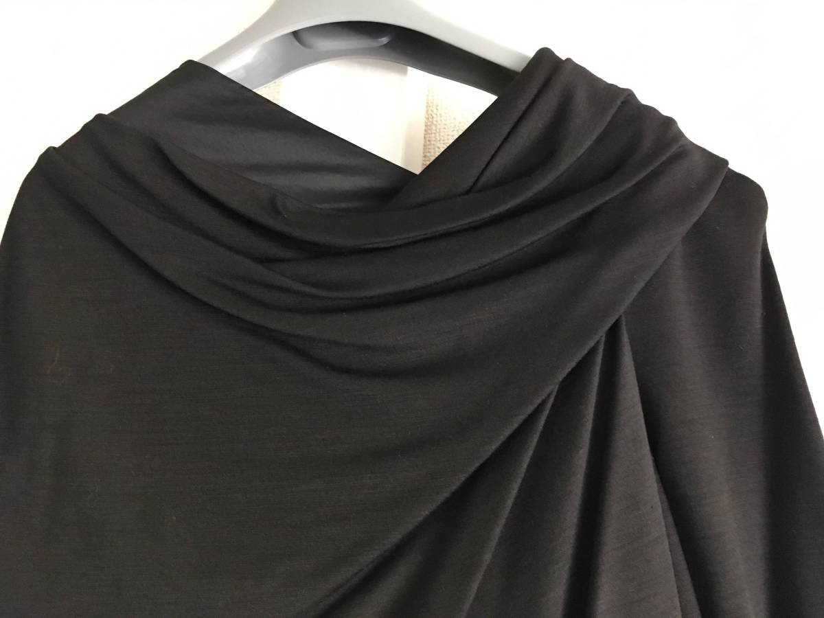  beautiful goods Balenciaga asimeto Lead re-p One-piece dress 36 mode BALENCIAGA black France made have been cleaned 
