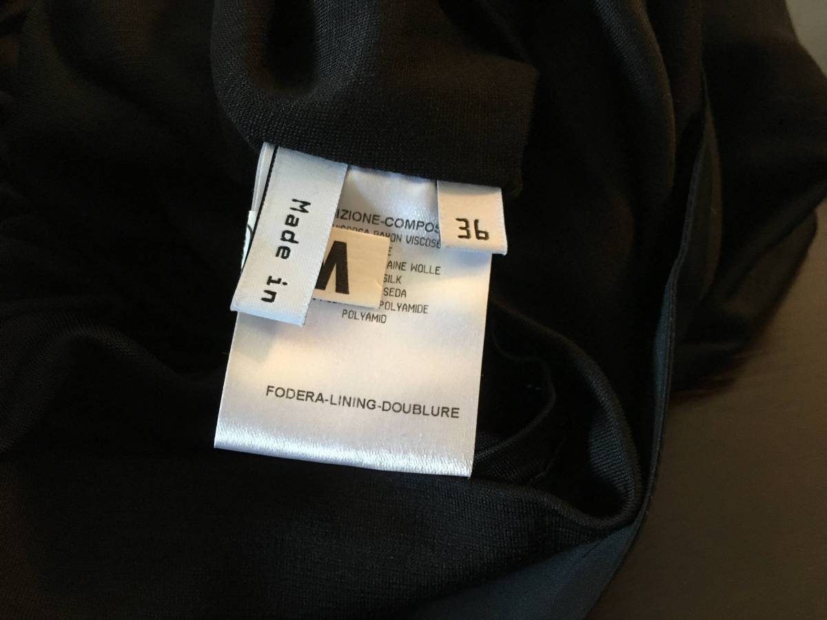  beautiful goods Balenciaga asimeto Lead re-p One-piece dress 36 mode BALENCIAGA black France made have been cleaned 