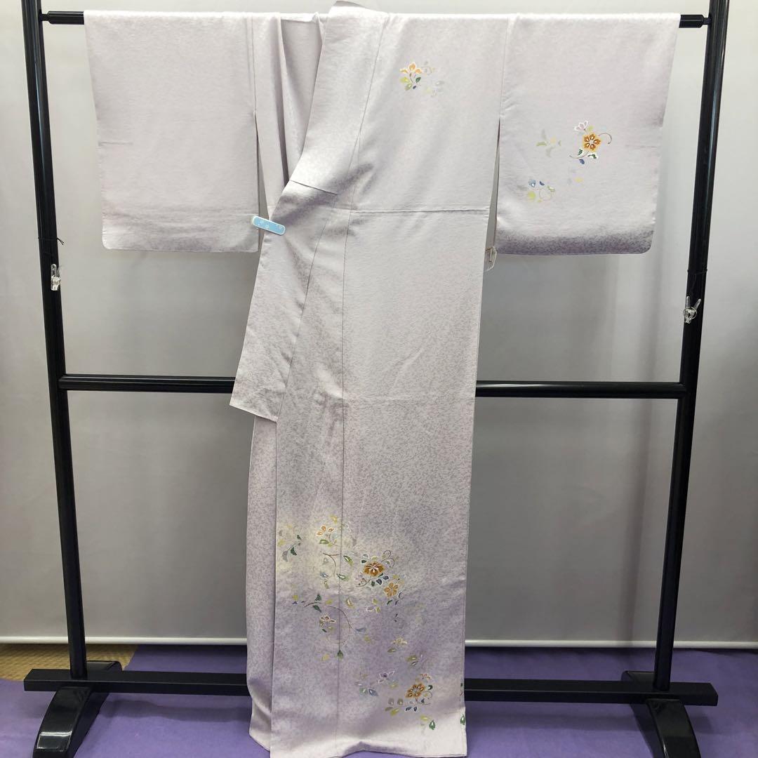 2651 淡い紫 訪問着 入学式 七五三 更紗柄 未使用品 | inmano.com.br