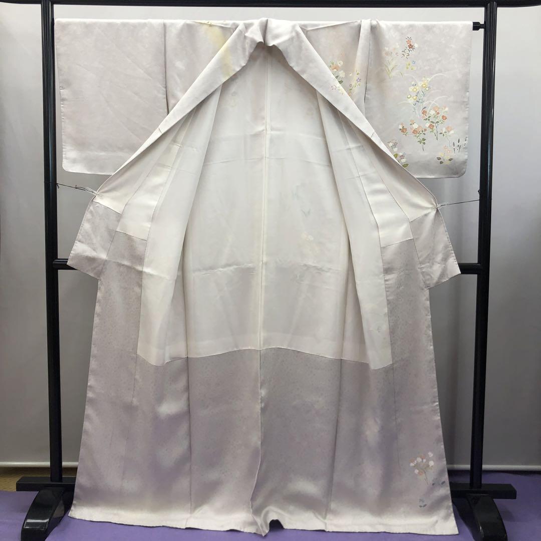 2652 未使用品 訪問着 菊 桜 つくし ユリ 花尽くし 入学式 七五三