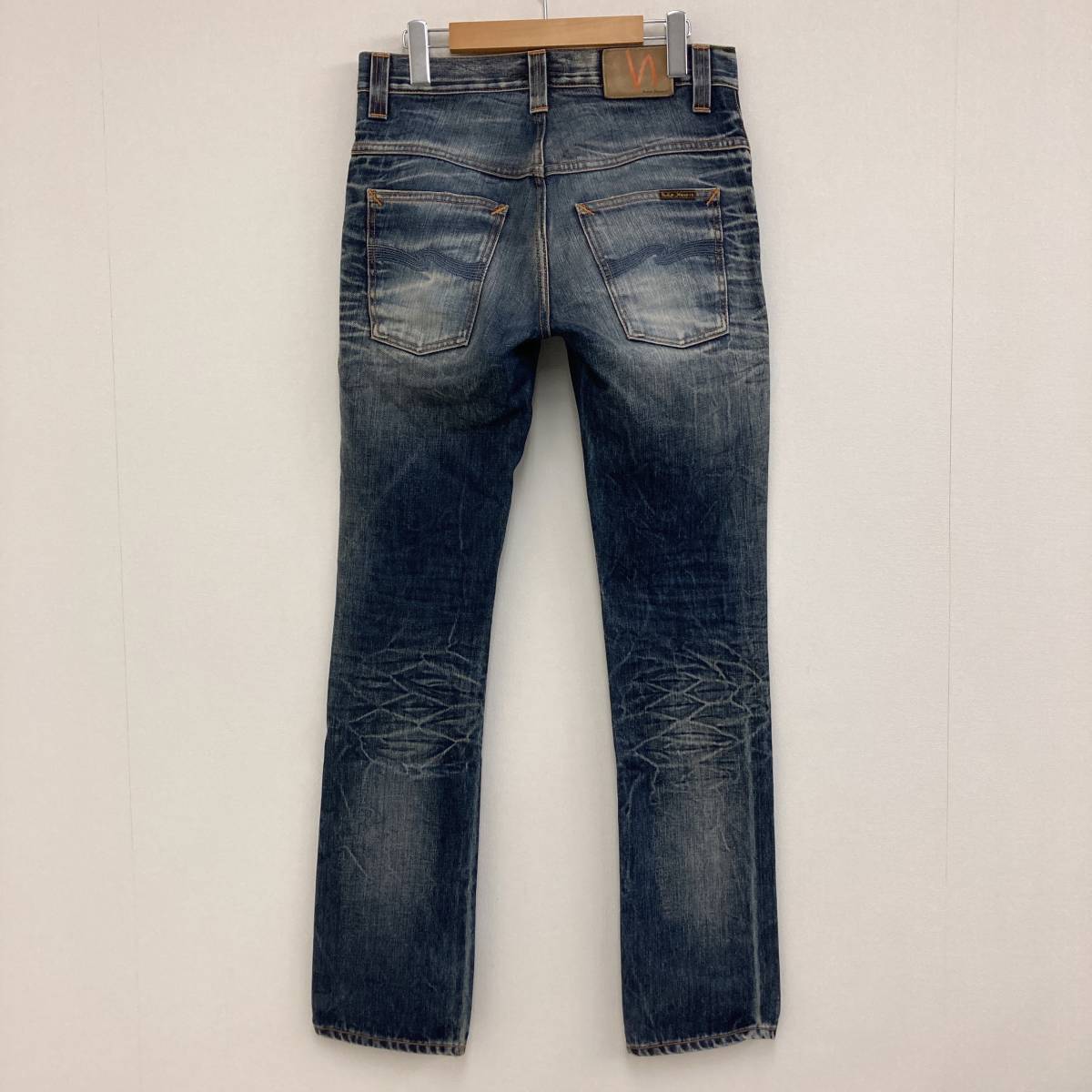 Nudie Jeans THIN FINN イタリア製 ユーズド加工 スキニージーンズ W29 スリム ヌーディージーンズ シンフィン デニムパンツ 3020340_画像2