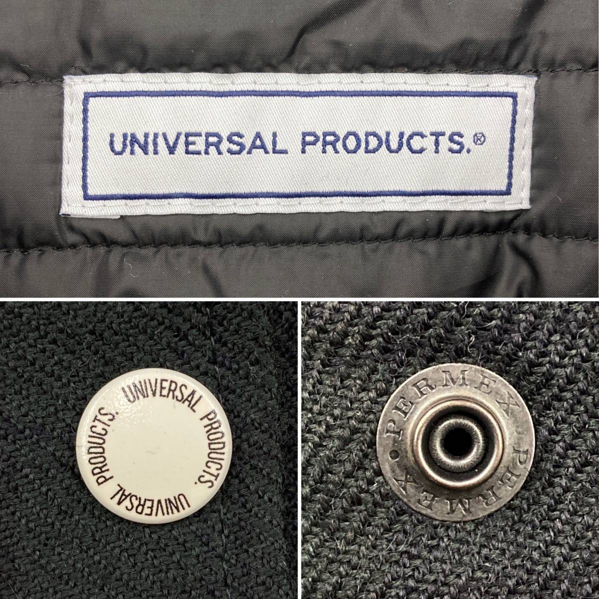 UNIVERSAL PRODUCTS QUILTED LINER WOOL SHIRT チェック 中綿 キルティング シャツ ジャケット ウール ユニバーサルプロダクツ 3010263_画像5