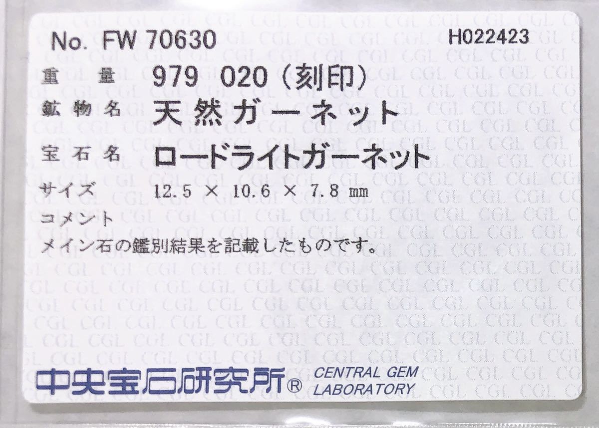 [ ломбард Owari магазин магазин Tokyo ] *. другой результат есть * Pt900 гранат бриллиант подвеска с цепью женский 