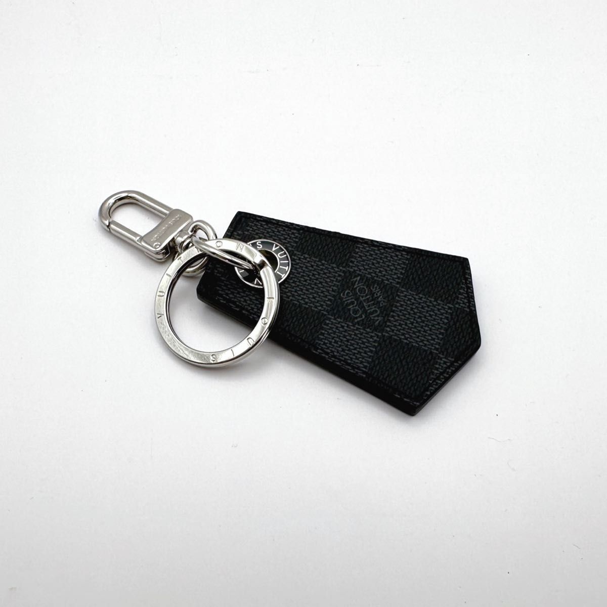 ✨超極SSS美品✨ ルイヴィトン キーホルダー アンシャッペ ダミエ-