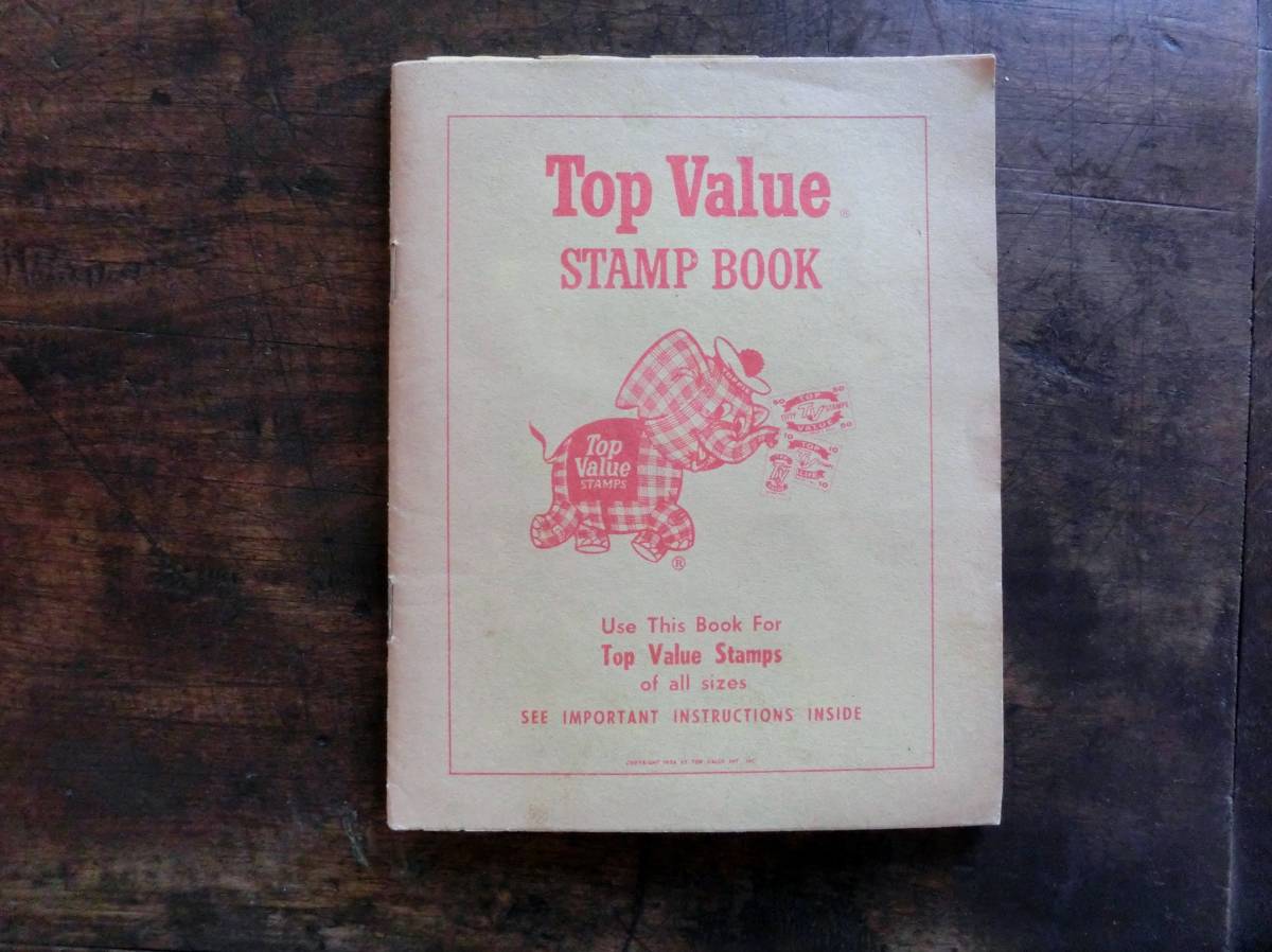 1930年〜50年代 ビンテージ スタンプブック Top Value エレファントの画像1