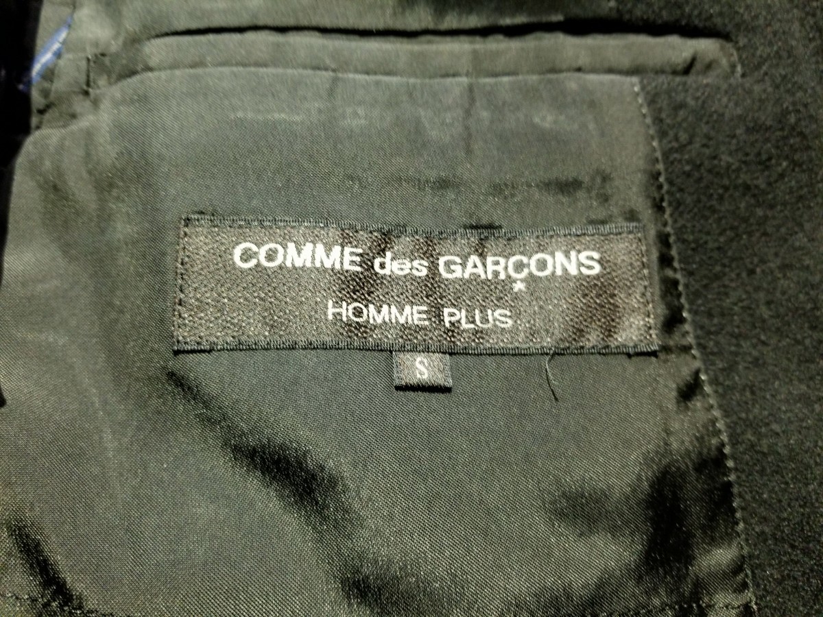COMME des GARCONS HOMME PLUS 96AW ウール4Bジャケット 袖裏ストライプ 1996AW AD1996 90s  コムデギャルソンオムプリュス