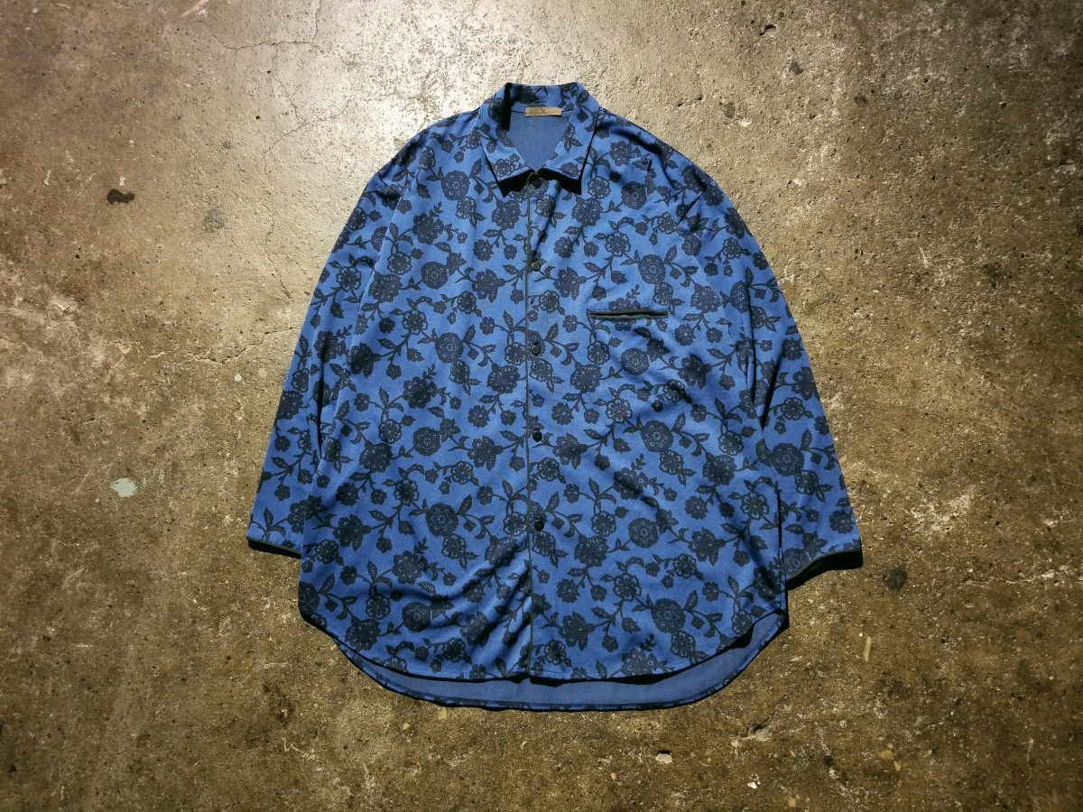 Y´s 80s ポリコットン 花柄シャツ ワイズ Yohji Yamamoto ヨウジヤマモト-