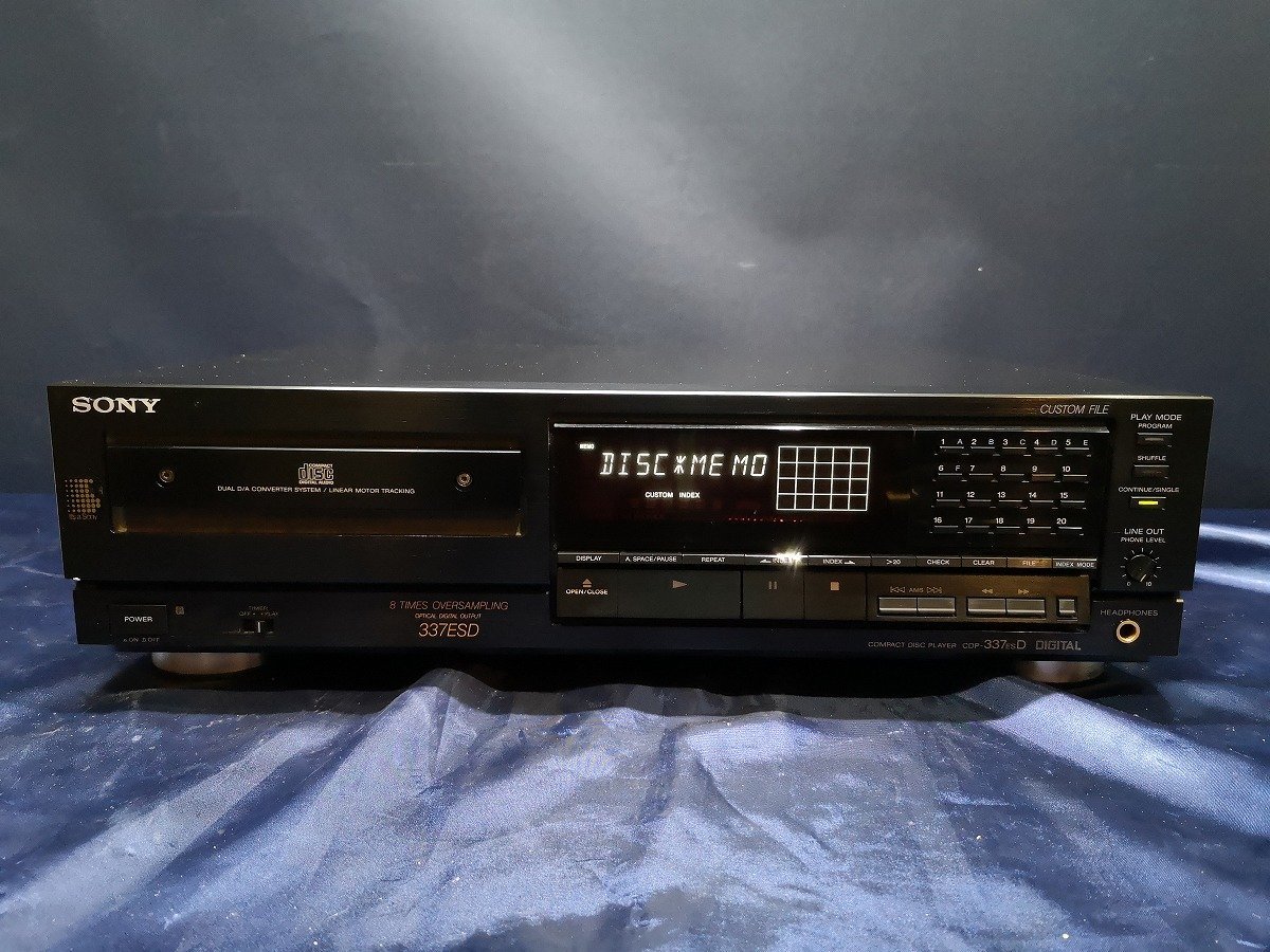 にシンプル】 □価格応談!!□整備済□札幌☆下取歓迎!SONY CDP-337ESD