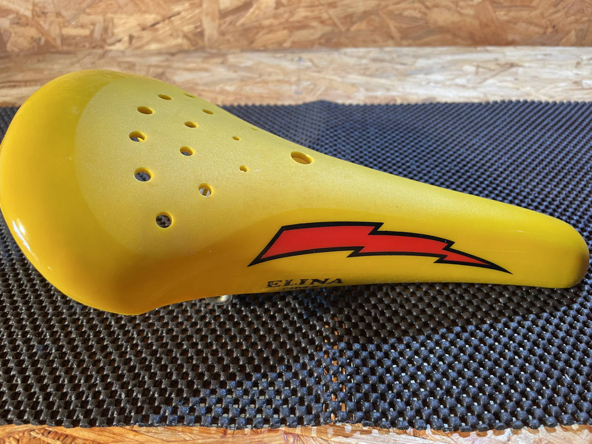 TAIHEI ELINA BMX lightning bolt seat イエロー タイヘイ エリナBMX