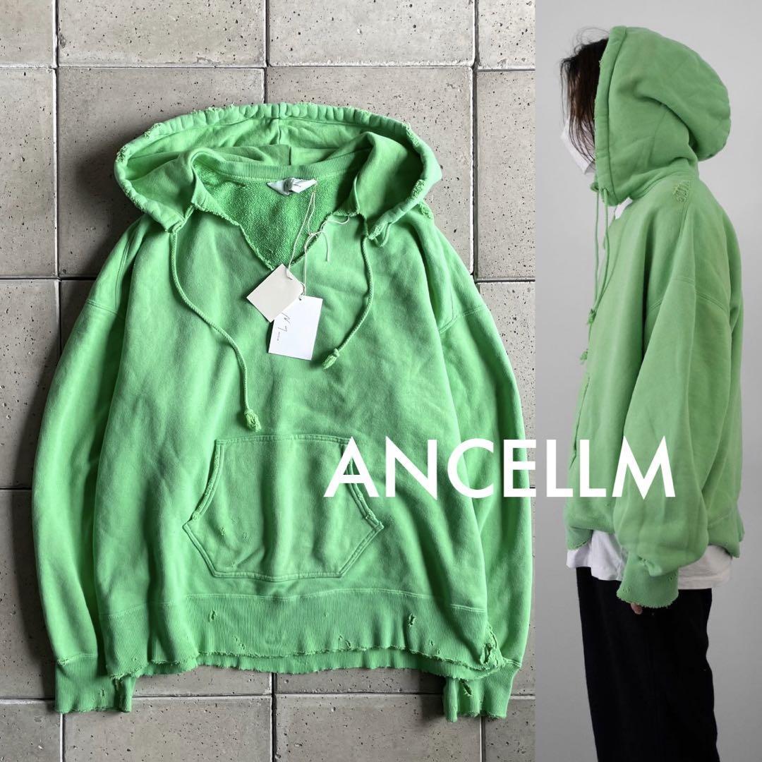 2023SS【ANCELLM アンセルム】DYED DAMAGE HOODIE ダメージ
