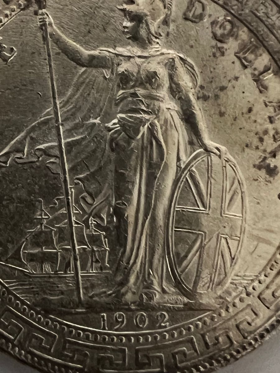 キナリ・ベージュ イギリス 貿易銀 壹圓銀貨 1930 古銭 銀貨 | www