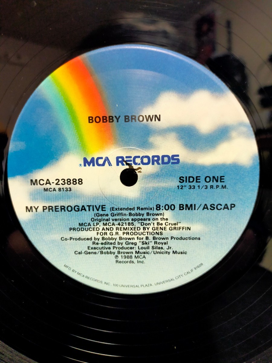 BOBBY BROWN - MY PREROGATIVE【12inch】1988' Us Original/New Jack Swing_画像1