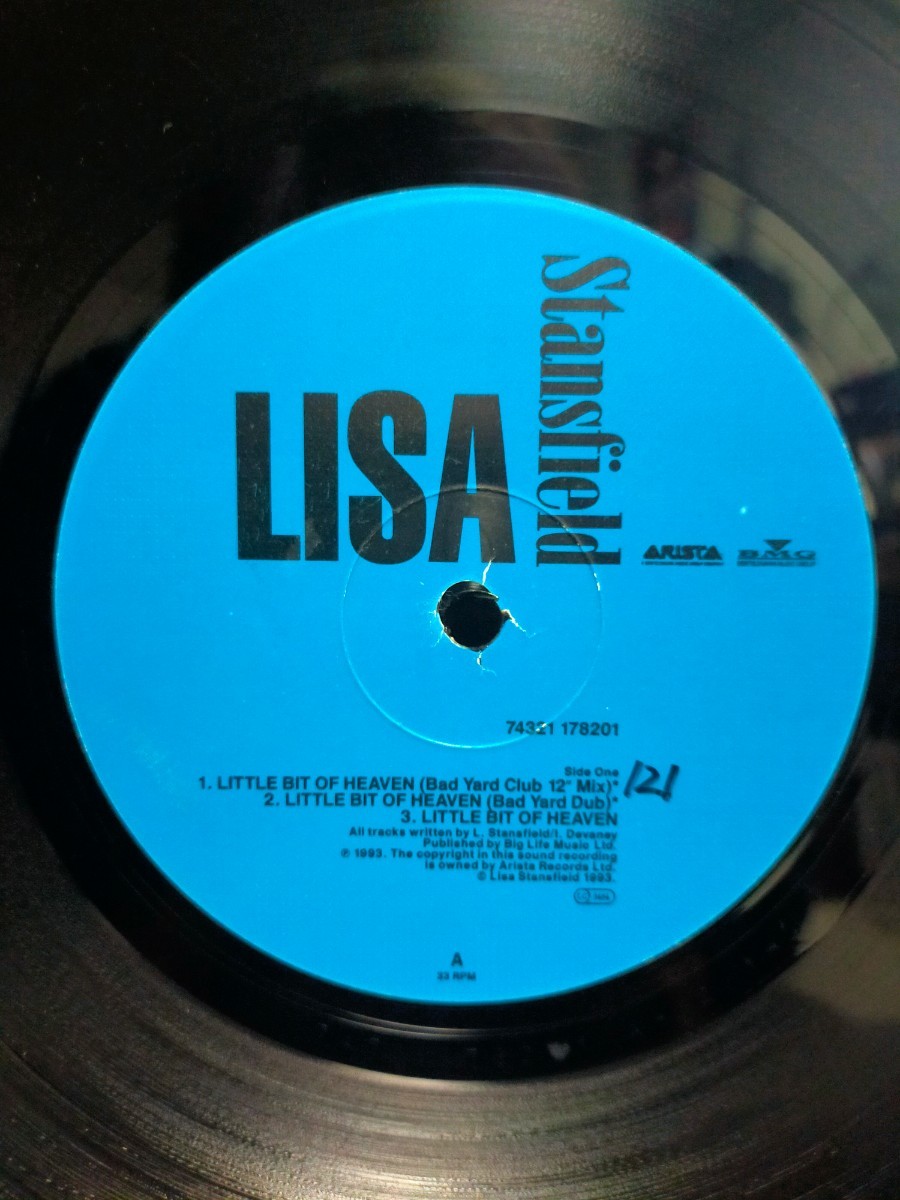 LISA STANSFIELD - Little Bit Of Heaven【12inch】1993' England盤_画像2