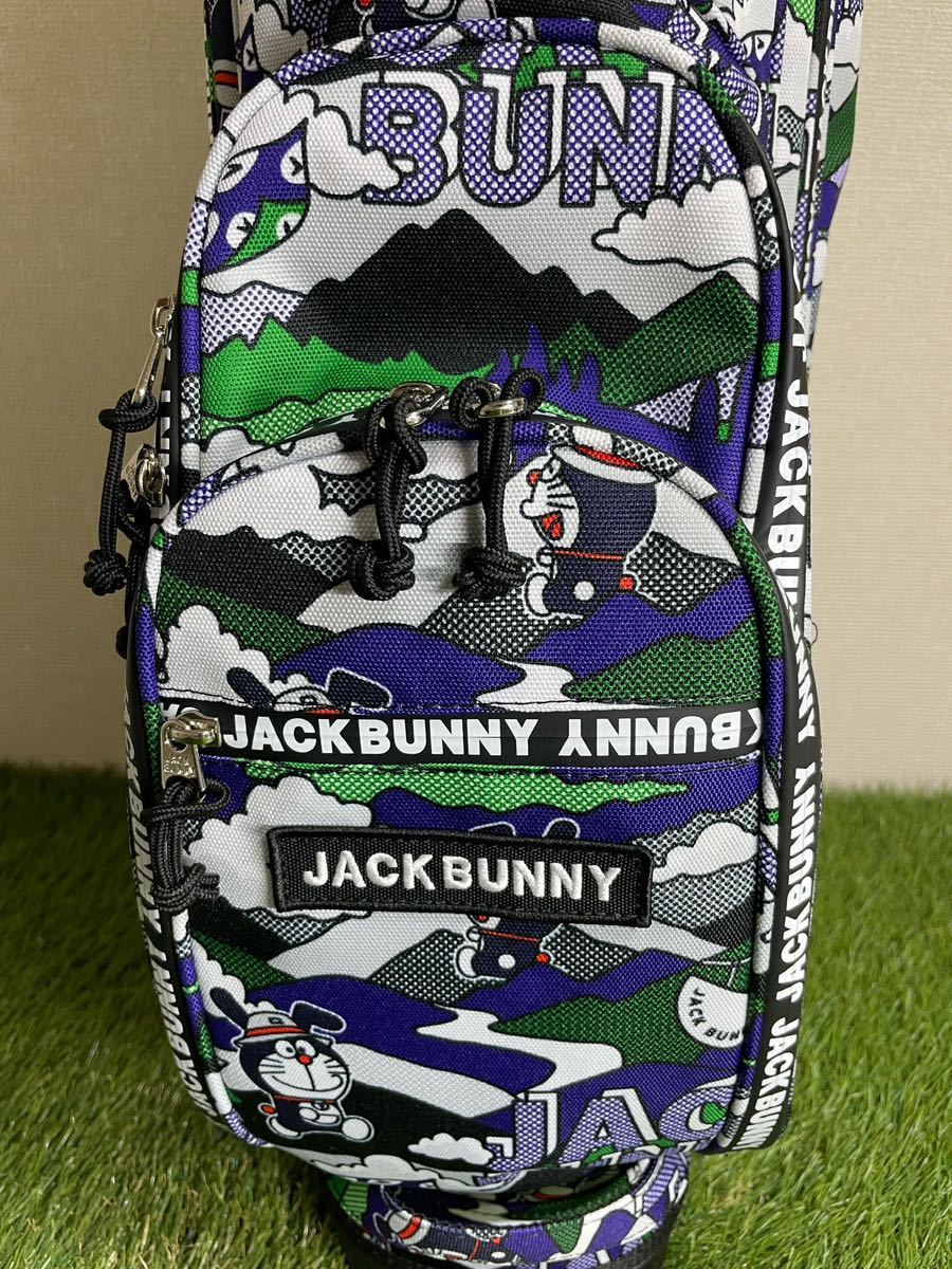 新品】ジャックバニー ドラえもん キャディバッグ パープル 9型