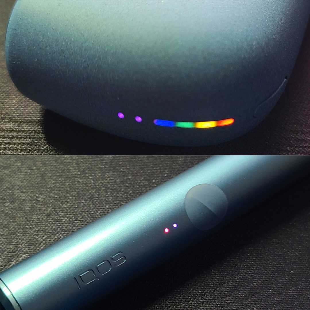 新品 LEDカスタム 登録可 レインボーカラー iQOS イルマ ブルー