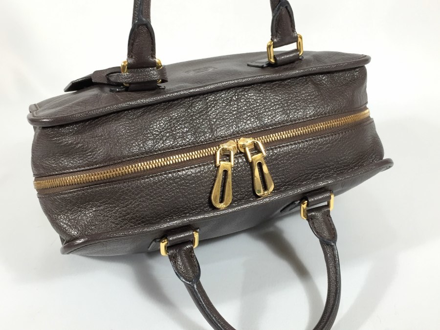 ロエベ ハンドバッグ アマソナ 28 レザー ブラウン 【人気 美品】 返品