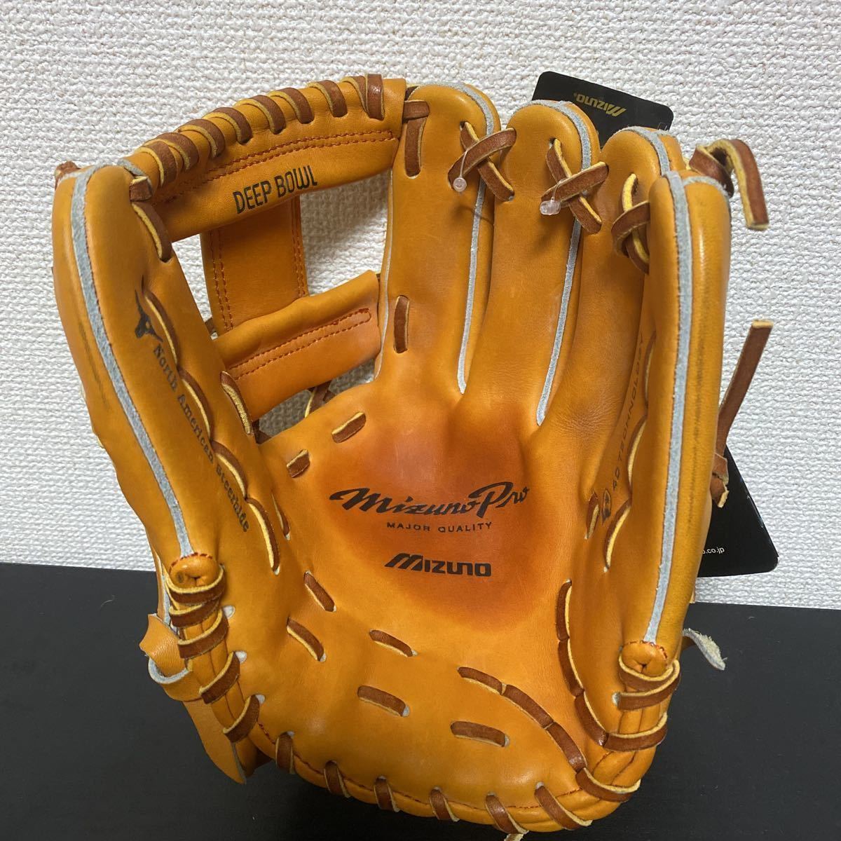 未使用 タグ付き ミズノプロ 軟式 ビッグM グローブ 内野 グラブ 野球