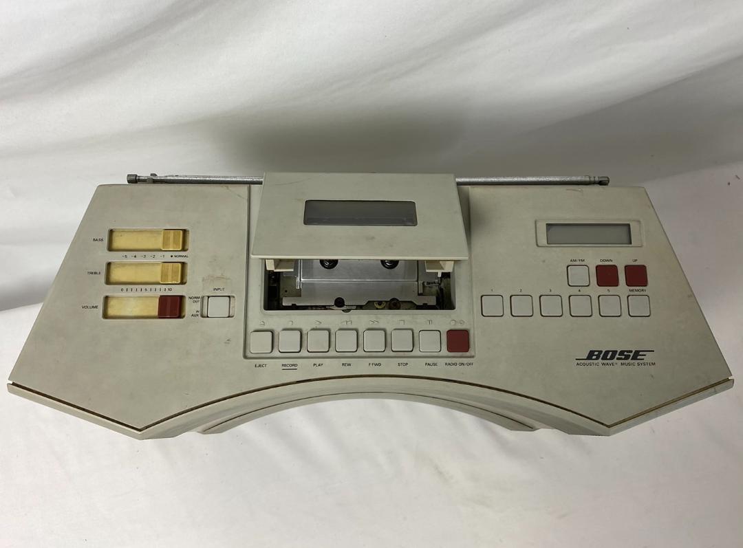 1980年代の名機 BOSE ボーズ AW-1 CDラジカセ 専用バッグ付き Acoustic Wave Music System FM/AMラジカセ AUXの画像8