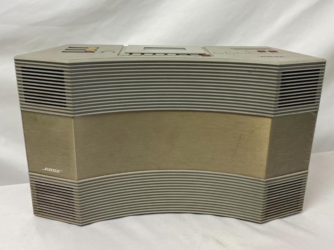 1980年代の名機 BOSE ボーズ AW-1 CDラジカセ 専用バッグ付き Acoustic Wave Music System FM/AMラジカセ AUXの画像5