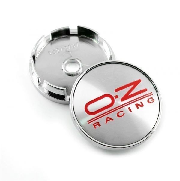 【送料140円】【銀枠 銀シルバー&黒 ブラック】60mm OZレーシング ホイールセンターキャップ O.Z Racing 4個セット ハブキャップ 新品_画像5