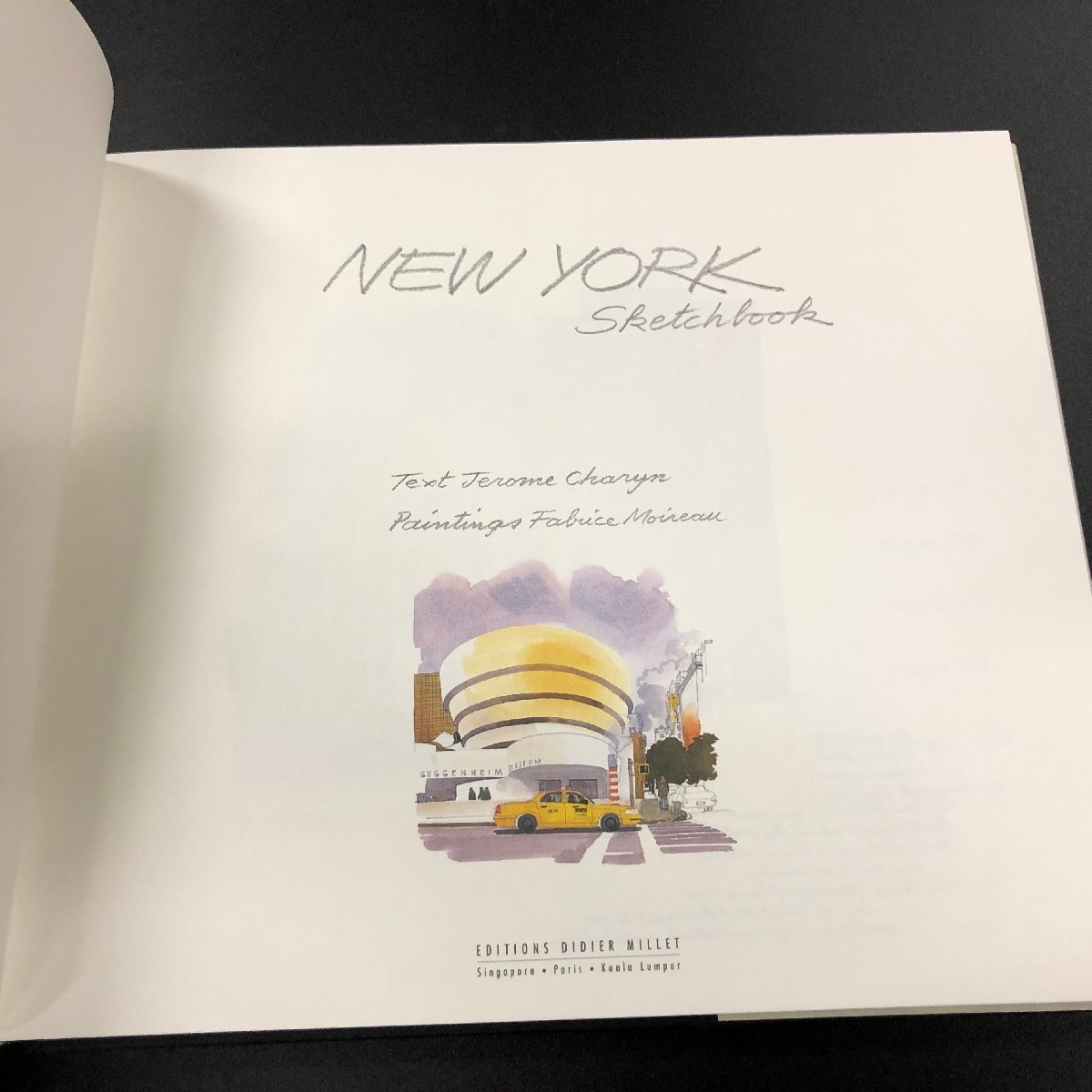 洋書 『 New York Sketchbook 』 Fabrice Moireau / Jerome Charyn / ニューヨーク・スケッチブックの画像2