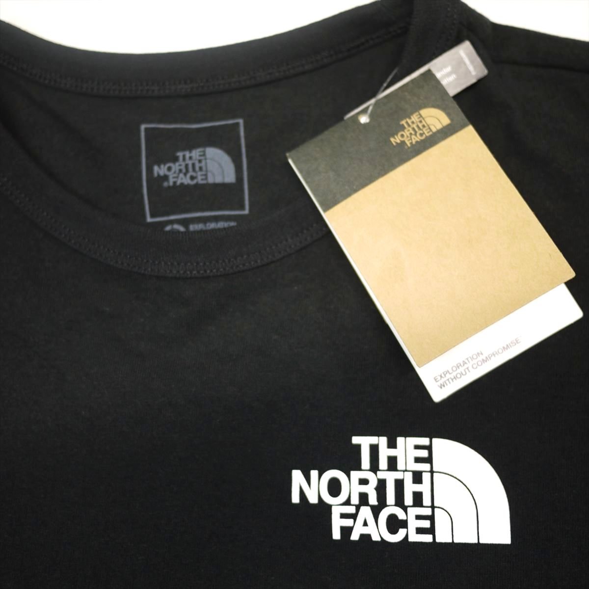 USA限定新品 ノースフェイス トレイル 長袖Tシャツ(XXL)ブラック 黒 THE NORTH FACE TRAIL ロンT カットソー /ca72_画像5