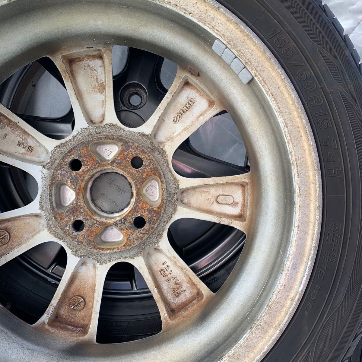 スバル純正 R2 155/60R15 4 5J+45 PCD100|Yahoo!フリマ(旧 スバル純正 R2 155/60R15 4 5J+45 PCD100|Yahoo!フリマ(旧
