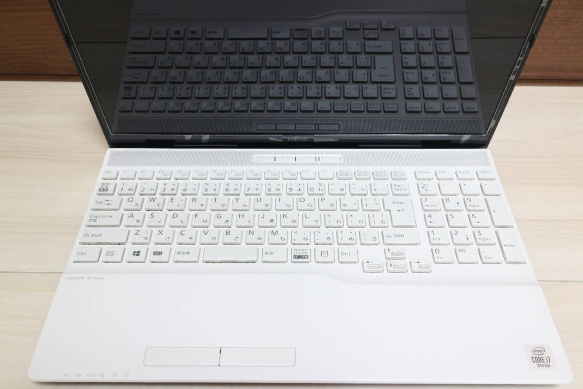 最新 Windows11!! office 2019 早い者勝ち ★美品★ FUJITSU 富士通 LIFEBOOK AH53/E2 FMVA53E2W i7 10510 8GB SSD 512GB♪_画像2