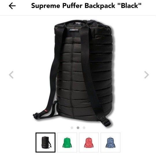 Supreme 22AW Puffer Backpack シュプリーム　バックパック　新品未使用 1