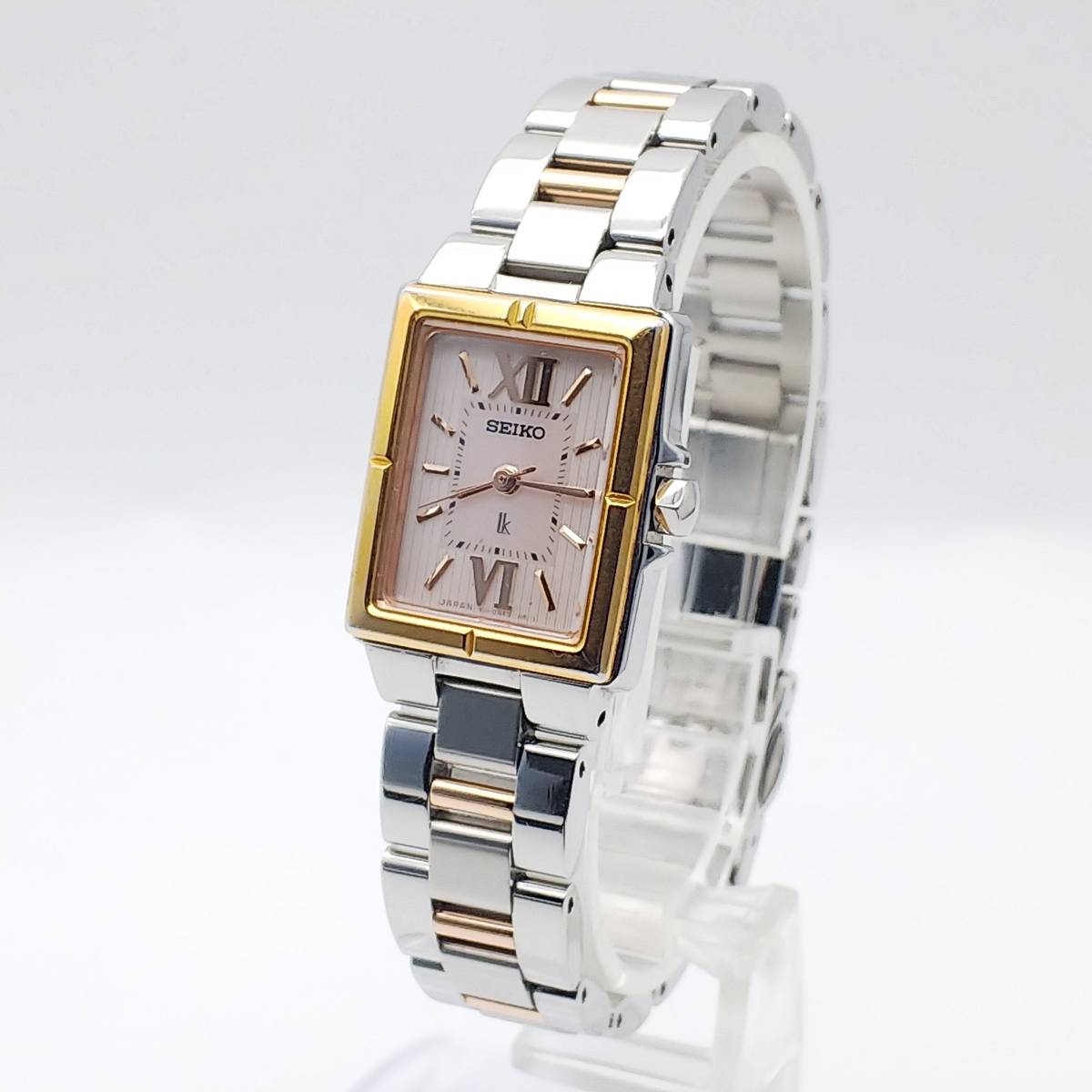 【美品】SEIKO ルキア スクエア V111-OAEO ソーラー 腕時計 稼働 Yahoo!オークション - 送料無料【ソーラー】【稼働品】 セイコー