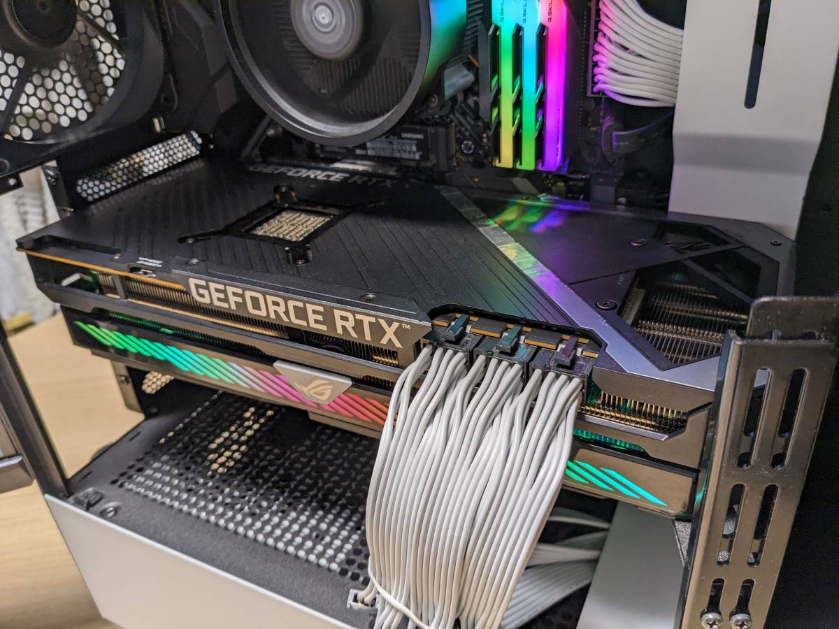 エアダスタ】 【動作確認・清掃済み】ASUS RTX3080 ROG-STRIX-RTX3080