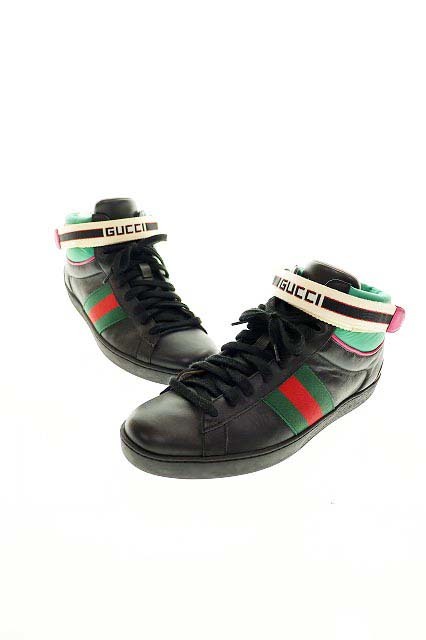 GUCCI ハイカットシューズ　BLACK